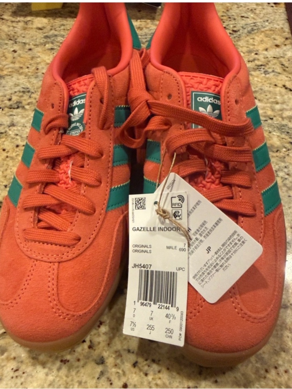 New Exclusive watermelon size 7.5 adidas Gazelle Sneakers